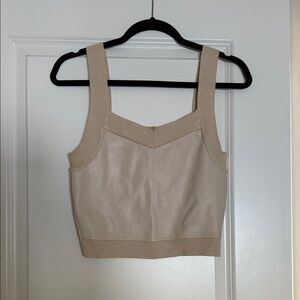 Anthropologie Beige Tank Top